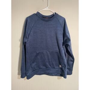 Topo Designs Men's XL Blue Fleece Mock Neck Sweatshirt‎